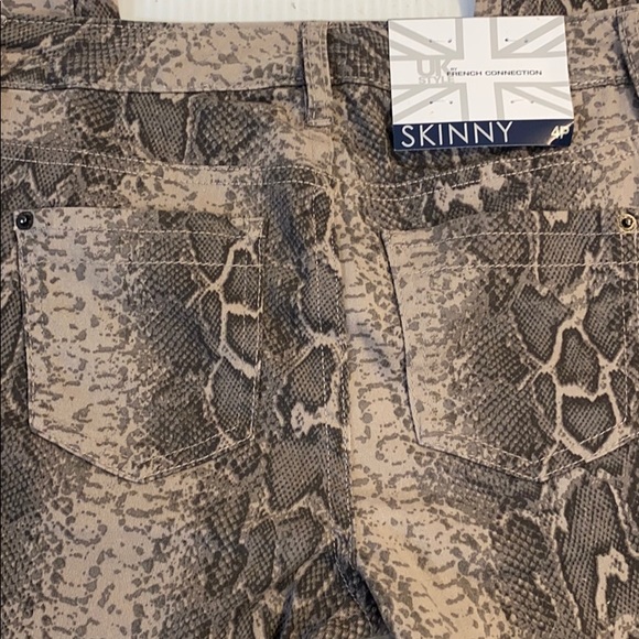 New French Connection Python Chic Skinny pants - Picture 8 of 8